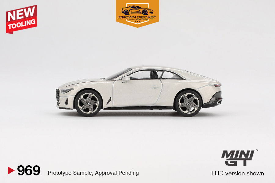 Mô hình xe Bentley Batur Bonneville Pearl tỉ lệ 1:64 MiniGT MGT00969 | Crown Diecast - Ảnh 2