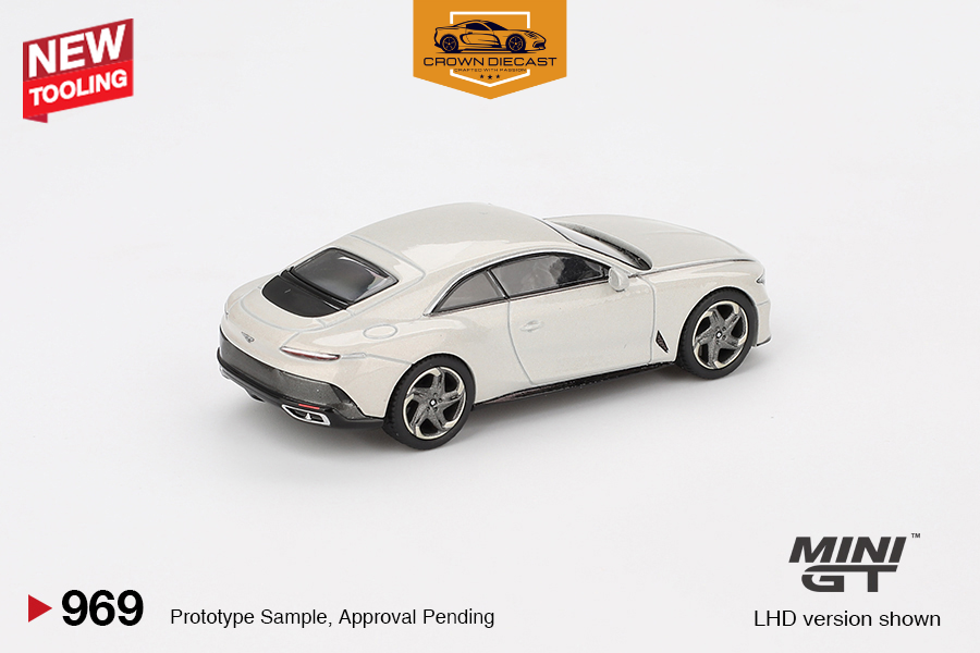 Mô hình xe Bentley Batur Bonneville Pearl tỉ lệ 1:64 MiniGT MGT00969 | Crown Diecast - Ảnh 3
