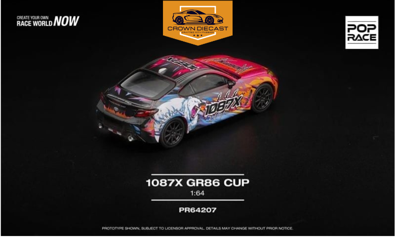 Mô hình xe Toyota 1087X GR86 2