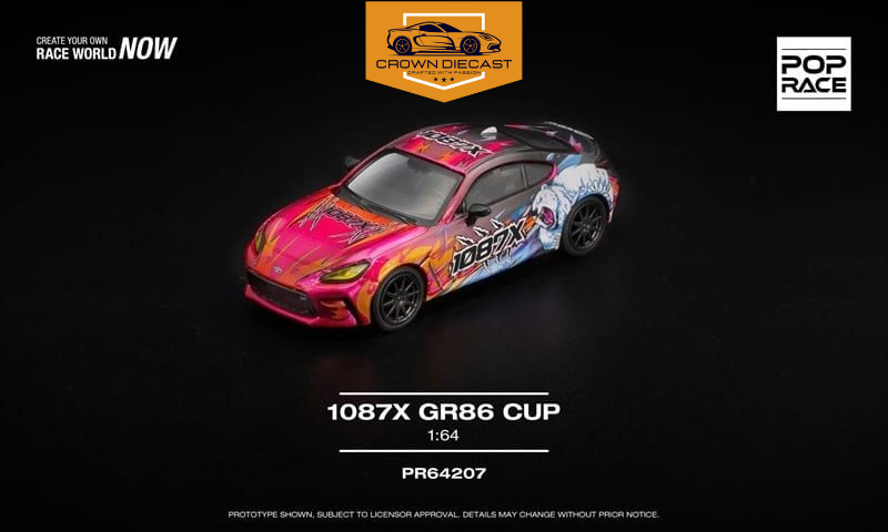 Mô hình xe Toyota 1087X GR86