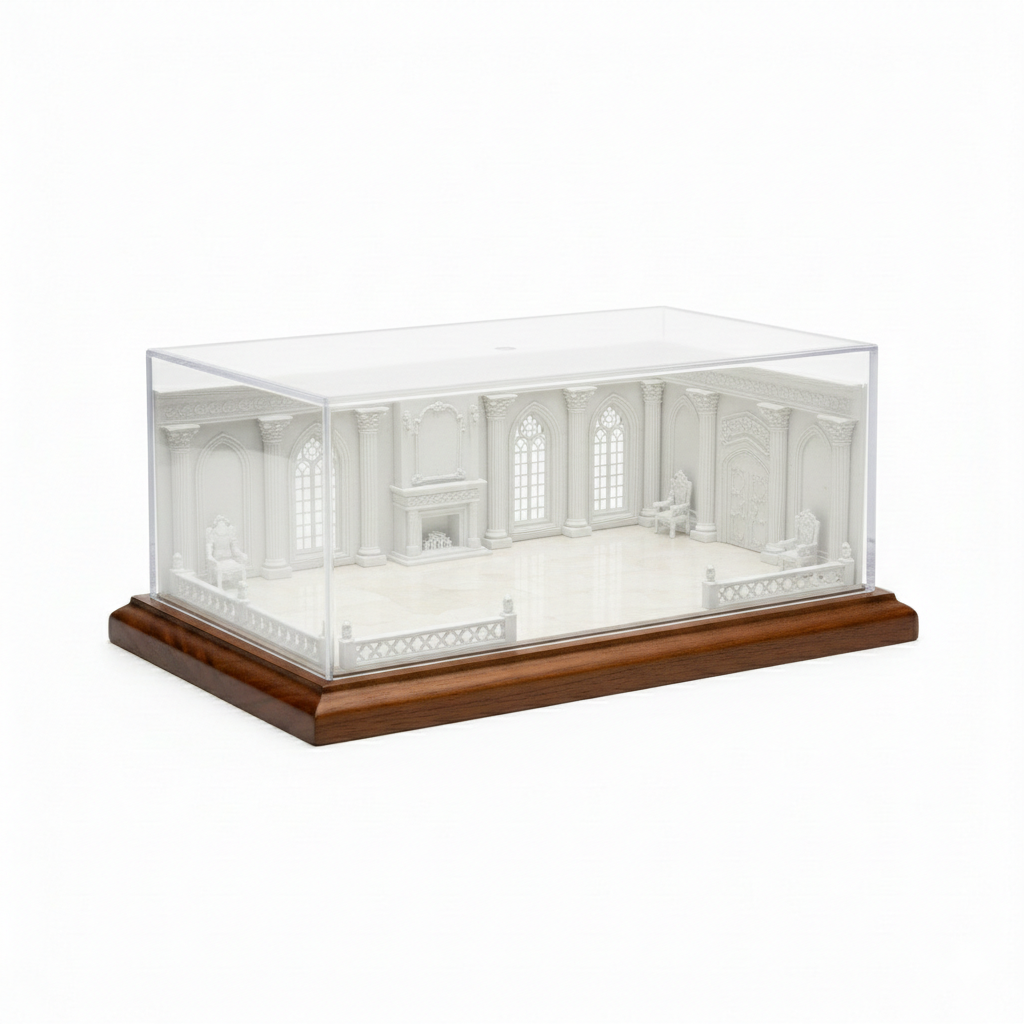 Diorama lâu đài trắng