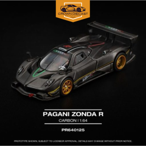 Mô hình xe Pagani Zonda R New Tooling tỉ lệ 1:64 Pop Race PR640125 | Crown Diecast